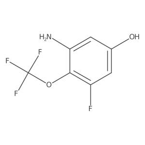 3-Amino-5-fluoro-4-(trifluoromethoxy)phenol Structure