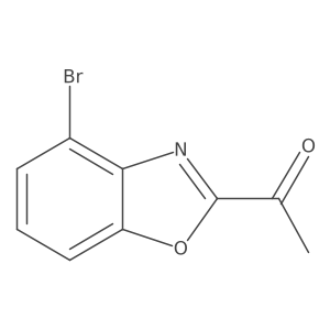 1-(4-Bromobenzo[d]oxazol-2-yl)ethanone Structure