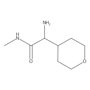 2-amino-N-methyl-2-(oxan-4-yl)acetamide Structure