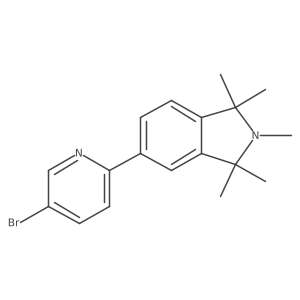 5-(5-Bromo-2-pyridinyl)-2,3-dihydro-1,1,2,3,3-pentamethyl-1h-isoindole结构式