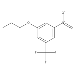 1-Nitro-3-propoxy-5-(trifluoromethyl)benzene Structure