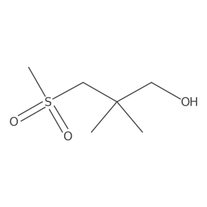 3-Methanesulfonyl-2,2-dimethylpropan-1-ol结构式