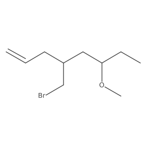 4-(Bromomethyl)-6-methoxyoct-1-ene Structure