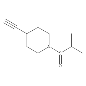 4-Ethynyl-1-(isopropylsulfinyl)piperidine结构式