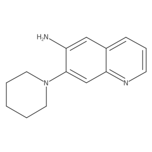 7-Piperidin-1-ylquinolin-6-amine Structure