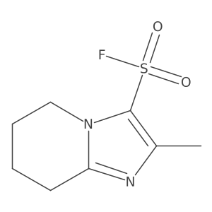 2-methyl-5H,6H,7H,8H-imidazo[1,2-a]pyridine-3-sulfonyl fluoride结构式