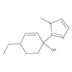 4-ethyl-1-(1-methyl-1H-imidazol-2-yl)cyclohex-2-en-1-ol Structure
