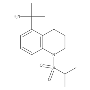 2-[1-(Propane-2-sulfonyl)-1,2,3,4-tetrahydroquinolin-5-yl]propan-2-amine Structure