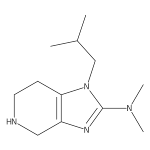 N,N-dimethyl-1-(2-methylpropyl)-1H,4H,5H,6H,7H-imidazo[4,5-c]pyridin-2-amine Structure