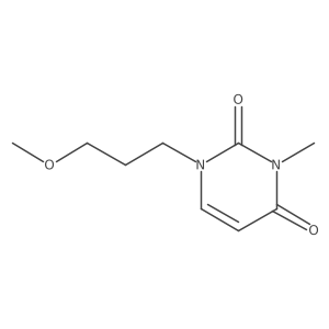 1-(3-Methoxypropyl)-3-methyl-1,2,3,4-tetrahydropyrimidine-2,4-dione Structure