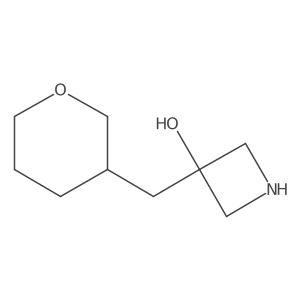 3-[(Oxan-3-yl)methyl]azetidin-3-ol Structure