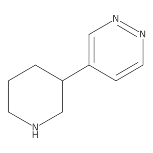 4-(Piperidin-3-yl)pyridazine Structure