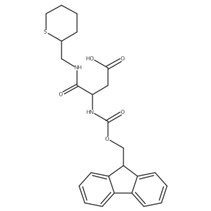 3-({[(9H-fluoren-9-yl)methoxy]carbonyl}amino)-3-{[(thian-2-yl)methyl]carbamoyl}propanoic acid结构式
