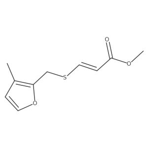 Methyl 3-{[(3-methylfuran-2-yl)methyl]sulfanyl}prop-2-enoate Structure