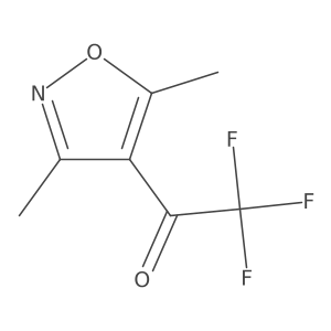 1-(Dimethyl-1,2-oxazol-4-yl)-2,2,2-trifluoroethan-1-one Structure