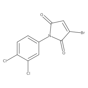 3-Bromo-1-(3,4-dichlorophenyl)-1H-pyrrole-2,5-dione结构式