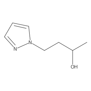 (2S)-4-(1H-pyrazol-1-yl)butan-2-ol结构式