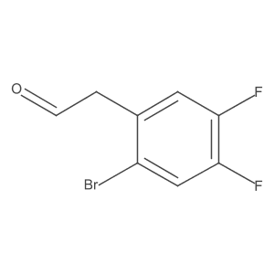 2-(2-Bromo-4,5-difluorophenyl)acetaldehyde结构式