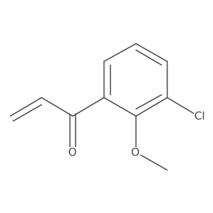 1-(3-Chloro-2-methoxyphenyl)prop-2-en-1-one结构式
