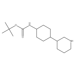 Tert-butyl (4-(piperidin-3-YL)cyclohexyl)carbamate Structure
