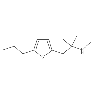 Methyl[2-methyl-1-(5-propylthiophen-2-yl)propan-2-yl]amine Structure