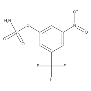 3-Nitro-5-(trifluoromethyl)phenyl sulfamate Structure