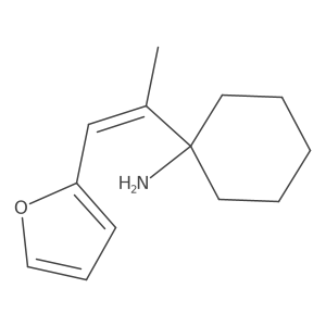1-[1-(Furan-2-yl)prop-1-en-2-yl]cyclohexan-1-amine结构式