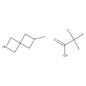 2-Methyl-2,6-diazaspiro[3.3]heptane 2,2,2-trifluoroacetate Structure
