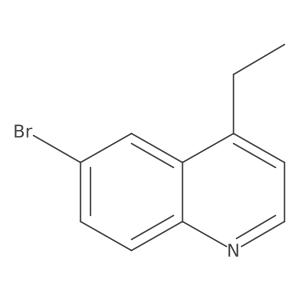 6-Bromo-4-ethylquinoline结构式