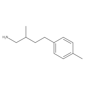 (2R)-2-Methyl-4-(4-methylphenyl)butan-1-amine结构式