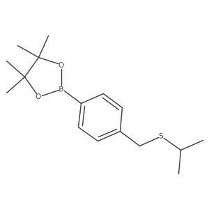4-(S-Isopropylthiomethyl)phenylboronic acid, pinacol ester Structure