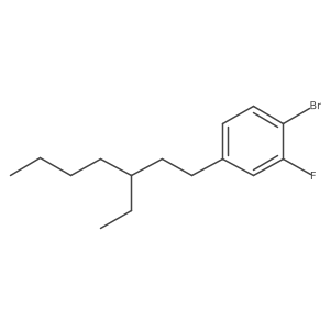 1-Bromo-4-(3-ethylheptyl)-2-fluorobenzene Structure