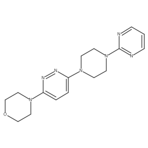 4-{6-[4-(Pyrimidin-2-yl)piperazin-1-yl]pyridazin-3-yl}morpholine Structure