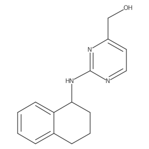 {2-[(1,2,3,4-Tetrahydronaphthalen-1-yl)amino]pyrimidin-4-yl}methanol Structure