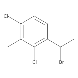 1-(1-Bromoethyl)-2,4-dichloro-3-methylbenzene Structure