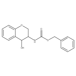benzyl N-(4-hydroxy-3,4-dihydro-2H-1-benzopyran-3-yl)carbamate结构式