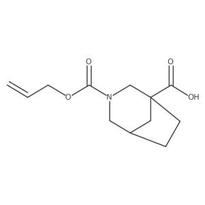 3-[(Prop-2-en-1-yloxy)carbonyl]-3-azabicyclo[3.2.1]octane-1-carboxylic acid Structure