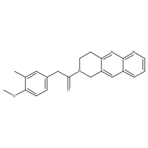 2-(4-methoxy-3-methylphenyl)-1-{6H,7H,8H,9H-pyrido[2,3-b]1,6-naphthyridin-7-yl}ethan-1-one Structure