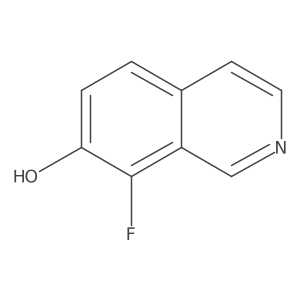 8-Fluoroisoquinolin-7-ol Structure