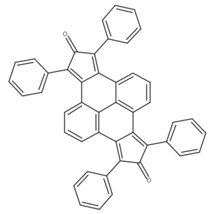 4,6,10,12-Tetraphenyldicyclopenta[e,l]pyrene-5,11-dione结构式