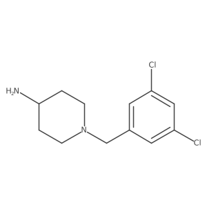 1-[(3,5-Dichlorophenyl)methyl]piperidin-4-amine Structure