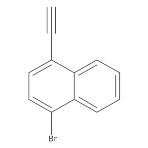 1-Bromo-4-ethynylnaphthalene Structure