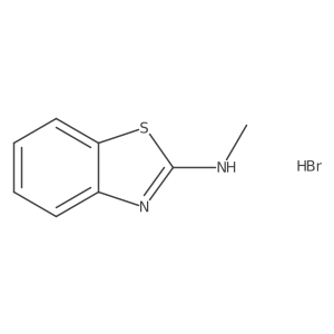 N-methyl-1,3-benzothiazol-2-amine hydrobromide Structure