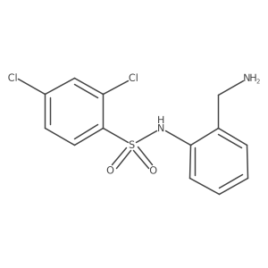 N-[2-(Aminomethyl)phenyl]-2,4-dichlorobenzenesulfonamide Structure
