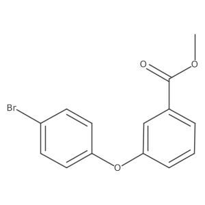 Methyl 3-(4-bromophenoxy)benzoate Structure