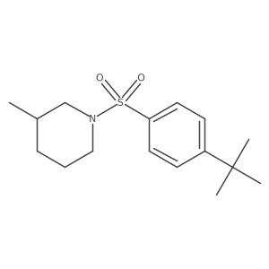 1-(4-Tert-butylbenzenesulfonyl)-3-methylpiperidine结构式