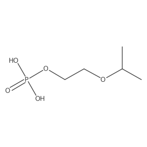 2-Isopropoxyethyl Dihydrogen Phosphate结构式