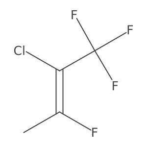 2-Chloro-1,1,1,3-tetrafluorobut-2-ene Structure