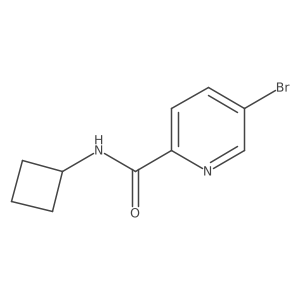 5-Bromo-N-cyclobutyl-2-pyridinecarboxamide Structure