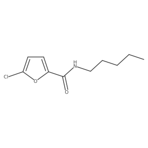 5-Chloro-N-pentyl-2-furancarboxamide Structure